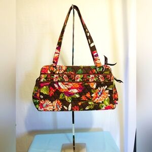 Vera Bradley Floral Brown Women's Bag
